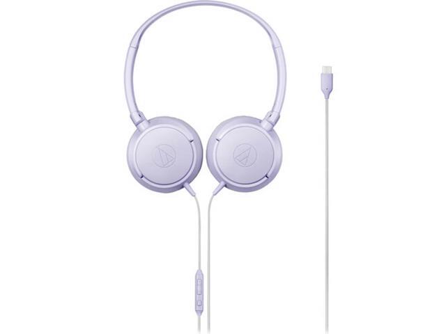 Audio Technica ATHS120CVL On-Ear USB-C Headphones - Light Violet