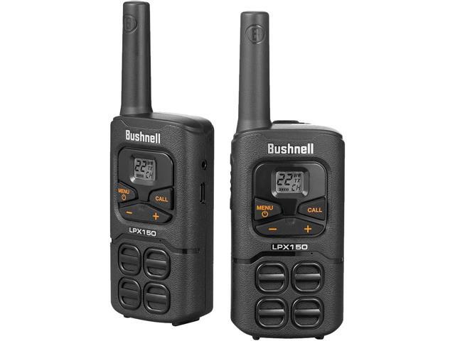Bushnell LPX150 Long Range 2-Way Radio Walkie Talkies with Weather Radio
