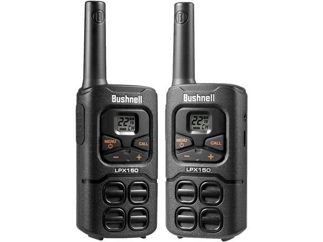 Bushnell LPX150 Long Range 2-Way Radio Walkie Talkies with Weather Radio