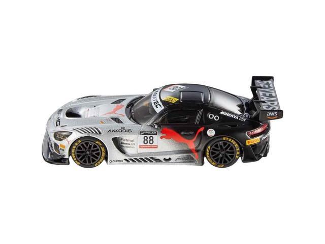 Mattel HMD44 Hot Wheels Premium Real Riders Mercedes-AMG GT3 Collectible Toy Car