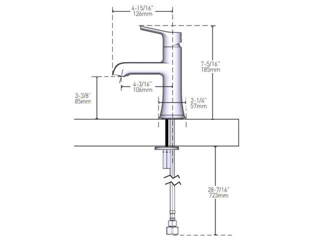 Moen 84540SRN LISO Single Handle Bathroom Faucet - Brushed Nickle