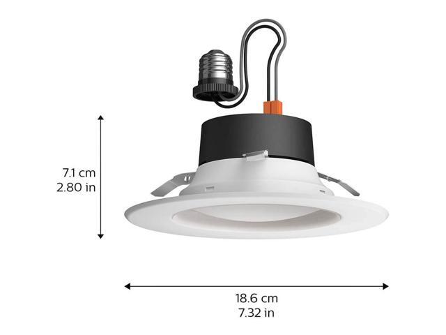 Hue 578708 Philips - White Ambiance 5/6 inch High Lumen Recessed Downlight 4-Pack