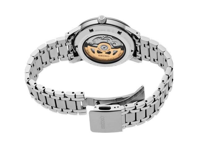 Seiko SRPL09 Presage Style60s Collection Automatic Watch - Stainless/Brown