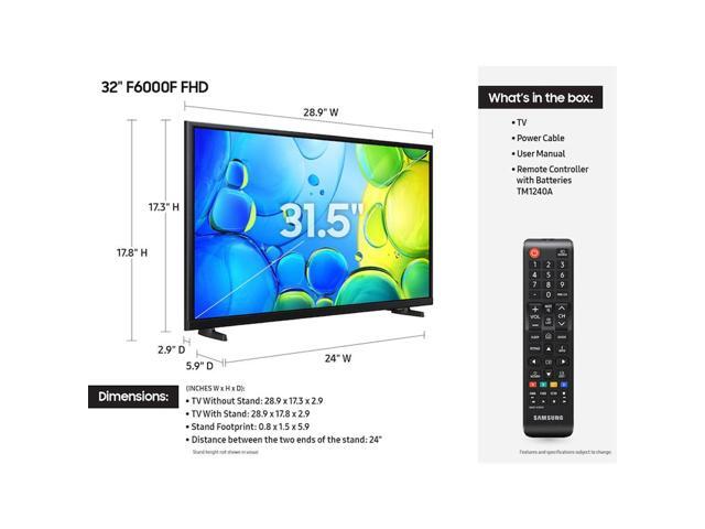 Samsung - 32" Class F6000F Series LED Full HD Smart Tizen TV (2025) - image 4