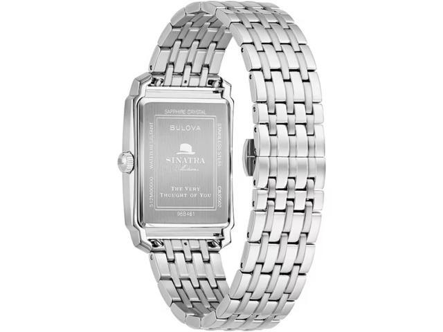 Bulova 96B461 Frank Sinatra Collection The Very Thought Of You Quartz Watch - Stainless/Black