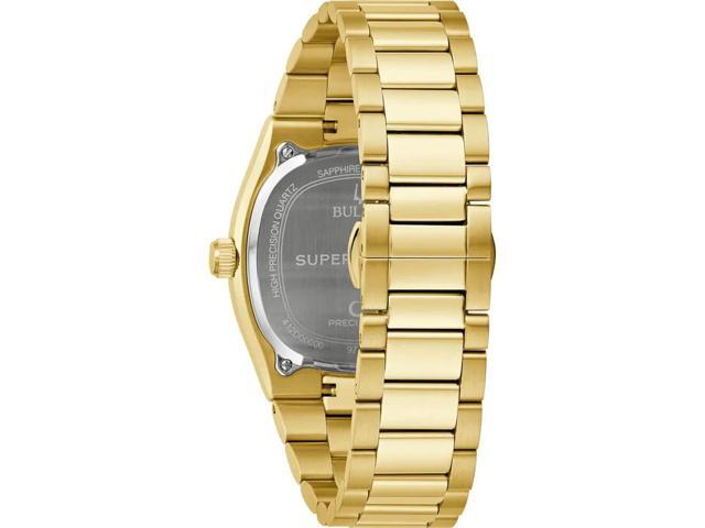 Bulova 97B223 Super Seville Collection Quartz - Gold Tone/Silver