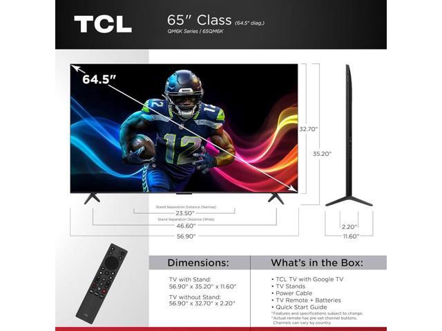TCL - 65" Class QM6K Series 4K UHD HDR QD Mini LED Smart TV with Google TV (2025) - image 8