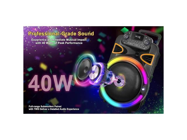 Fisher SBX1530K 15 inch Portable Bluetooth Party Speaker - Black