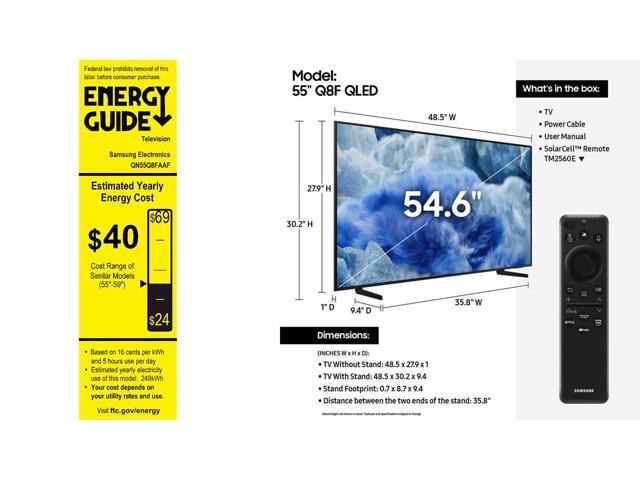 Samsung - 55” Class Q8F Series QLED 4K UHD SamsungVision AI Smart Tizen TV (2025) - image 6