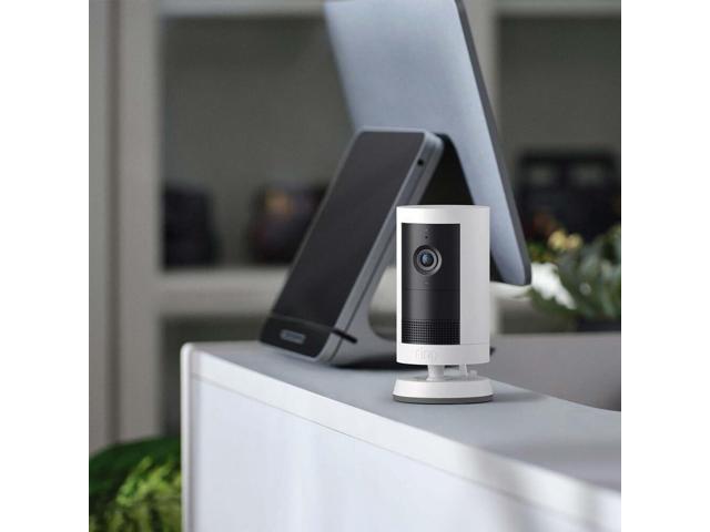 Ring - Outdoor Cam Plus, Battery, Wide-Angle 2K Video, Low-Light Sight for full-color night vision, Mount-anywhere versatility - White - image 5