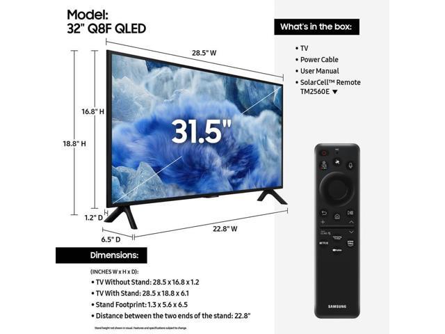 Samsung - 32” Class Q8F Series QLED 4K UHD SamsungVision AI Smart Tizen TV (2025) - image 7