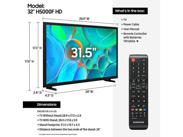 Samsung - 32" Class H5000F Series LED HD Smart Tizen TV (2025) - image 8