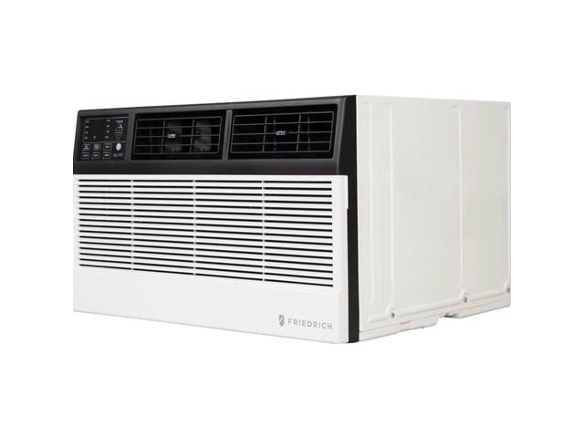 Friedrich - Uni-Fit 8,000 BTU Wall Air Conditioner with Heater with Remote Control Wi-Fi Enabled - White - image 3