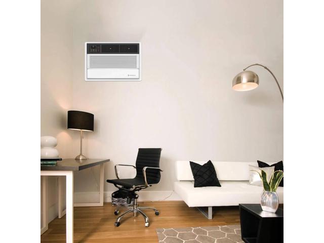 Friedrich - Uni-Fit 8,000 BTU Wall Air Conditioner with Heater with Remote Control Wi-Fi Enabled - White - image 4