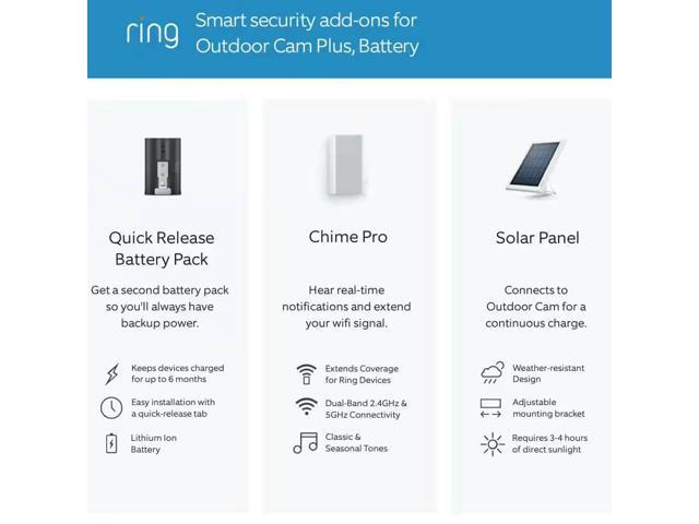 Ring - Outdoor Cam Plus, Battery, Wide-Angle 2K Video, Low-Light Sight for full-color night vision, Mount-anywhere versatility - Black - image 7