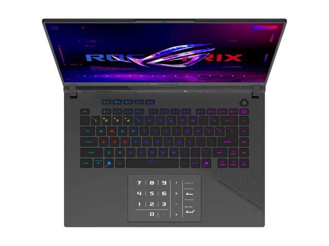 ASUS - ROG Strix G16 16" 2.5K 240Hz Gaming Laptop - AMD Ryzen 9 9955HX3D with 32GB RAM - NVIDIA GeForce RTX 5070 Ti - 1TB SSD - Eclipse Gray - image 7