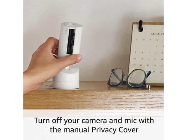 Ring - Pan-Tilt Indoor Security Cam with 360° Horizontal Pan Coverage, Live View & Two-Way Talk, and HD Video - White - image 6