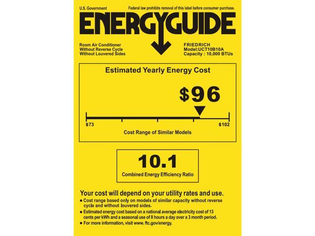 Friedrich - 10,000 BTU 450 Sq Ft Smart In Wall Air Conditioner - White - image 8