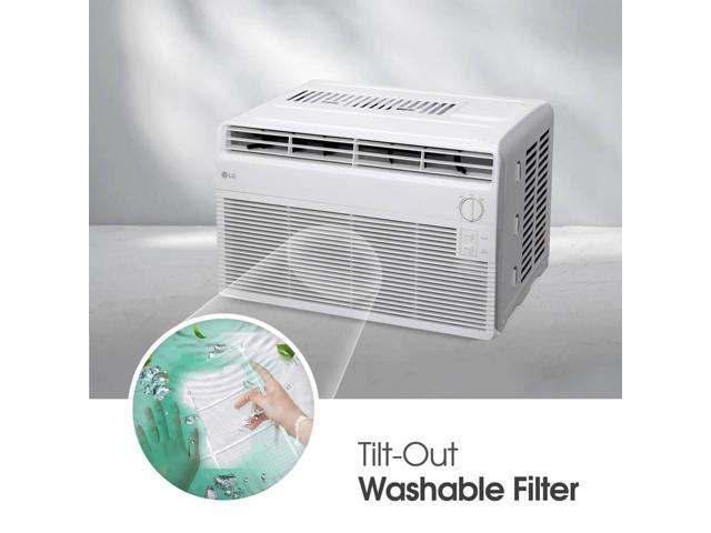 LG - 5,000 BTU Window Air Conditioner - White - image 5