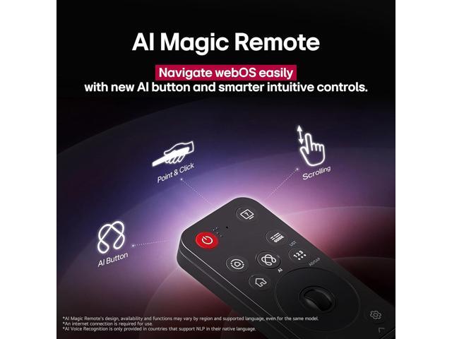 LG OLED evo AI 4K Smart TV) w/A9 Gen8, 144Hz, Dolby Vision/Atmos, HDR10, AI Upscaling, Alexa + UAX 4K HDMI Cable + CPS 24-Mo Protection + Streaming...