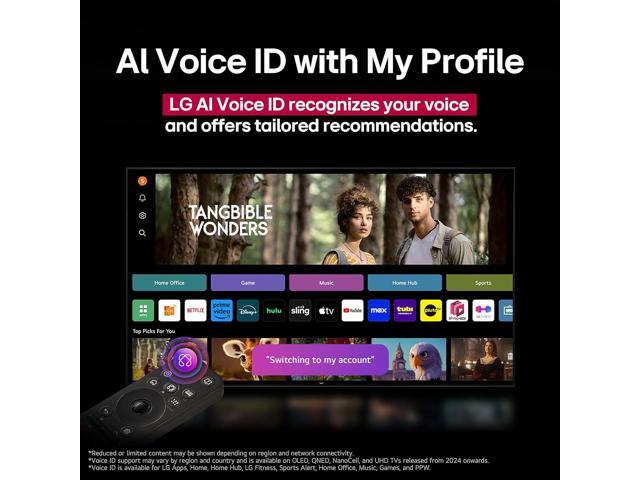 LG OLED evo AI 4K Smart TV) w/A9 Gen8, 144Hz, Dolby Vision/Atmos, HDR10, AI Upscaling, Alexa + UAX 4K HDMI Cable + CPS 24-Mo Protection + Streaming...