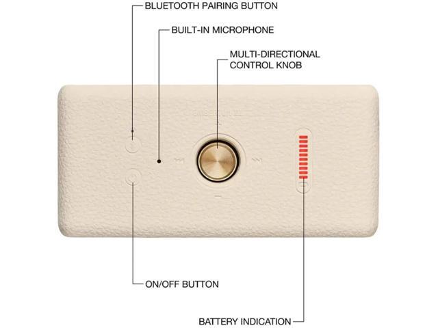 Marshall - Emberton III Portable Bluetooth Speaker with Rugged Waterproof / Dust-proof Wireless Design - Cream - image 7