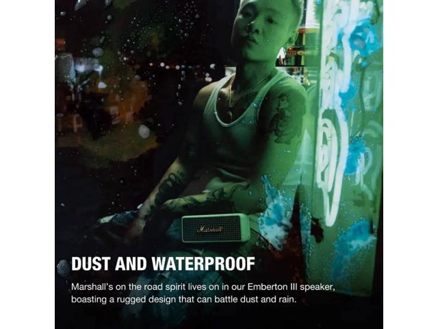 Marshall - Emberton III Portable Bluetooth Speaker with Rugged Waterproof / Dust-proof Wireless Design - Cream - image 6