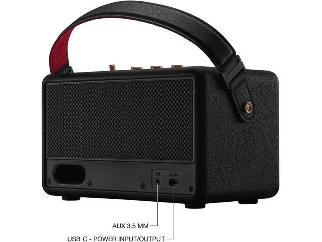 Marshall - Kilburn III Portable Wireless Bluetooth Speaker with Bass / Treble / Volume Controls and 3.5 mm Auxiliary Input - Black/Brass - image 8