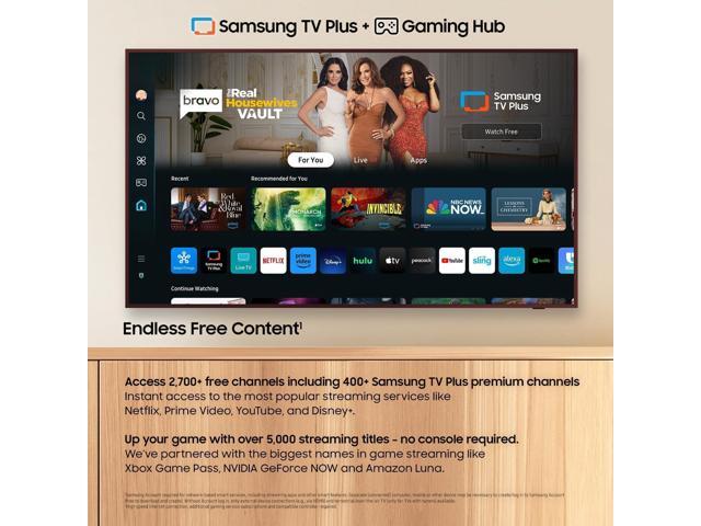 Samsung 43-Inch The Frame LS03D QLED 4K Smart TV Bundle, Quantum HDR, Art Mode, Slim Fit Wall Mount, Alexa Built-in w/AUX HDMI Cable, CPS 24-Month...