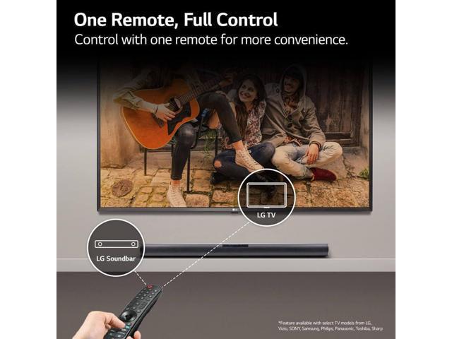 LG SQC4RKIT1 4.1 Channel Home Theatre Soundbar System, Wireless Subwoofer & Rear Speakers, Dolby Digital, Bluetooth &#