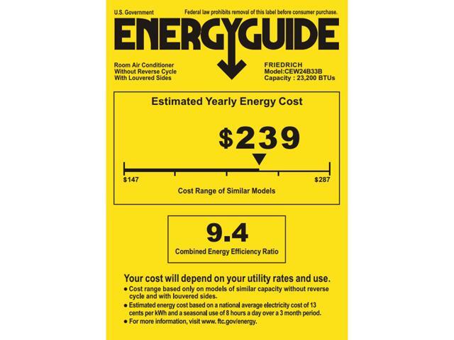 Friedrich - Chill Premier 24,000 BTU Window & Wall Air Conditioner with Heater & Remote Control Wi-Fi Enabled - White - image 5