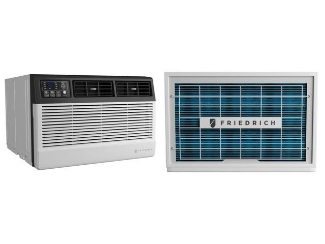 Friedrich - 12,000 BTU 550 Sq. Ft. Smart In Wall Air Conditioner 10,600 BTU Heater with Wi-Fi and Remote - White - image 3
