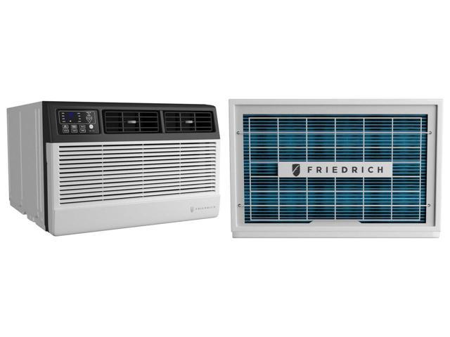Friedrich - 14,000 BTU 700 Sq. Ft. Smart In Wall Air Conditioner 10,600 BTU Heater with Wi-Fi and Remote - White - image 3