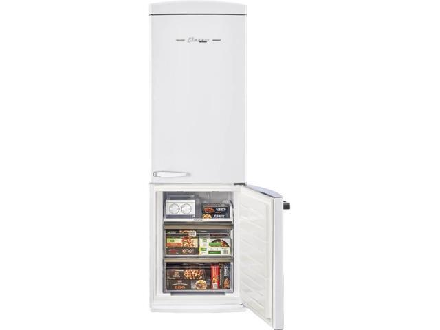 Unique Appliances - Classic Retro 23.8 in 11.7 cu. ft. Frost Free Retro Bottom Freezer Refrigerator ENERGY STAR - Marshmallow White - image 4