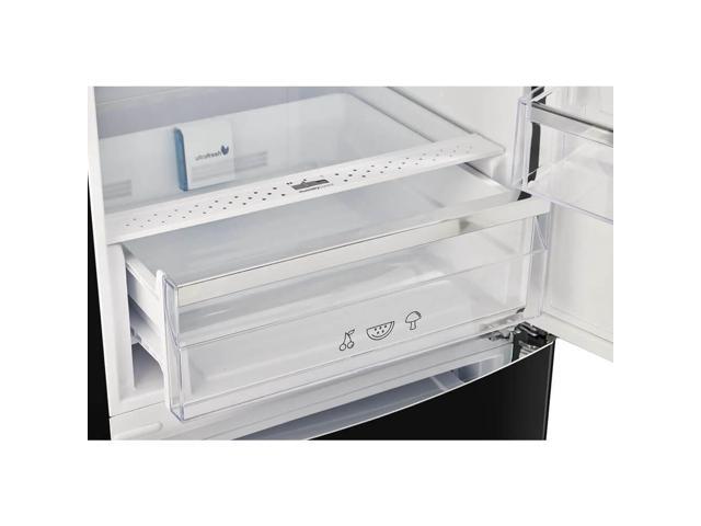 Unique Appliances - Classic Retro 23.8 in 11.7 cu. ft. Frost Free Retro Bottom Freezer Refrigerator ENERGY STAR - Midnight Black - image 4