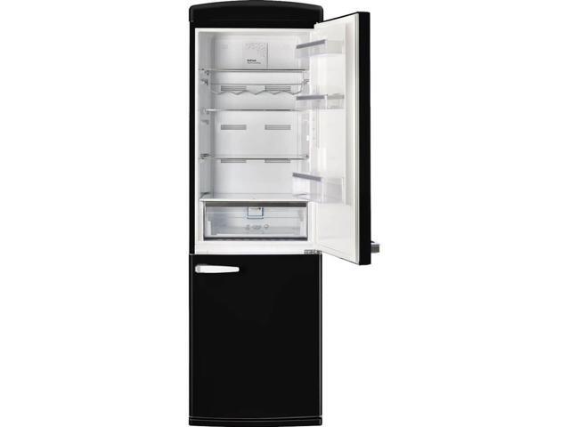 Unique Appliances - Classic Retro 23.8 in 11.7 cu. ft. Frost Free Retro Bottom Freezer Refrigerator ENERGY STAR - Midnight Black - image 6
