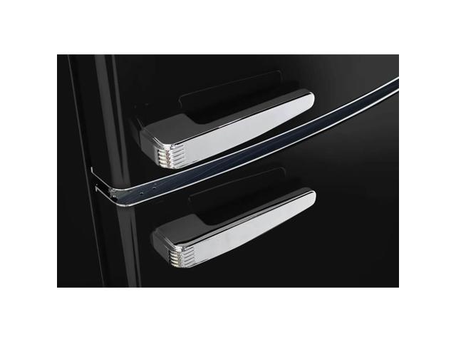 Unique Appliances - Classic Retro 23.8 in 11.7 cu. ft. Frost Free Retro Bottom Freezer Refrigerator ENERGY STAR - Midnight Black - image 8