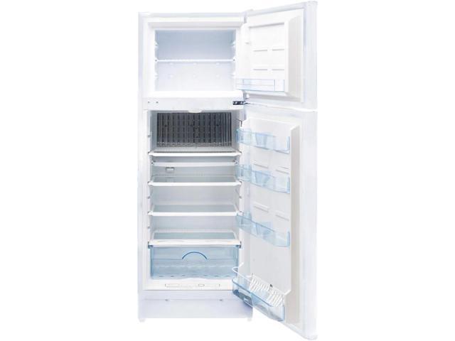 UNIQUE UGP10CSMW 10 Cu. Ft. White Propane Top Freezer Refrigerator