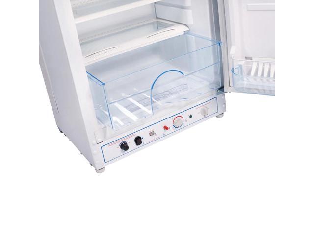 UNIQUE UGP10CSMW 10 Cu. Ft. White Propane Top Freezer Refrigerator