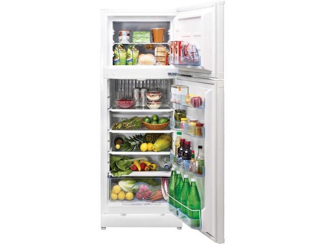 UNIQUE UGP10CSMW 10 Cu. Ft. White Propane Top Freezer Refrigerator