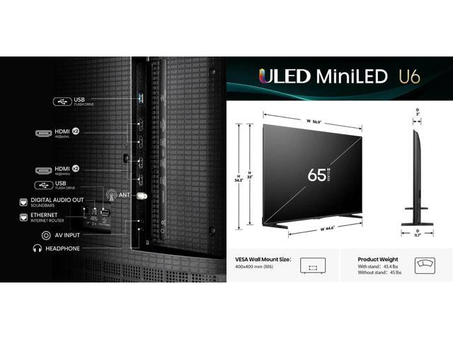 Hisense - 65" Class U6 Series MiniLED QLED UHD 4K Smart Fire TV (2025) - image 8