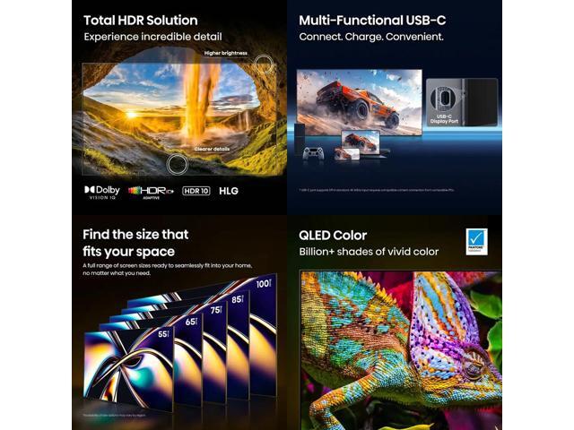 Hisense - 65" Class U8 Series MiniLED QLED UHD 4K HDR Smart Google TV (2025) - image 4