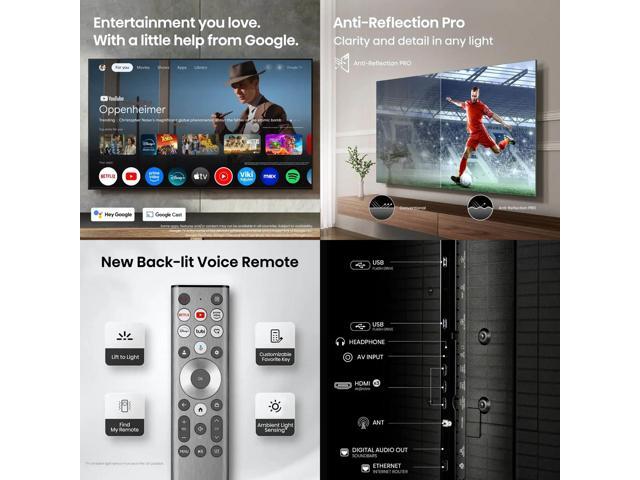 Hisense - 75" Class U8 Series MiniLED QLED UHD 4K HDR Smart Google TV (2025) - image 6