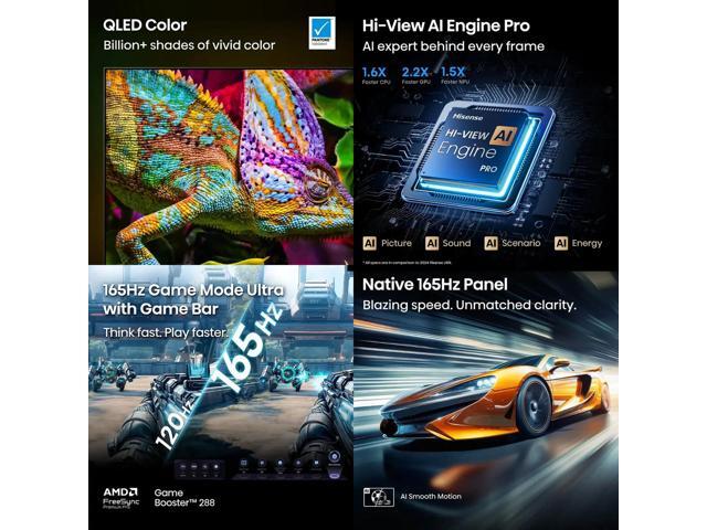 Hisense - 75" Class U8 Series MiniLED QLED UHD 4K HDR Smart Google TV (2025) - image 4