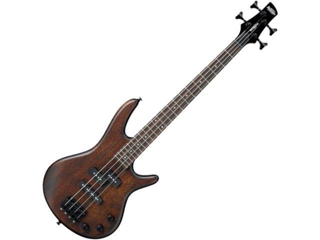 Ibanez miKro GSRM20 4-String Electric Bass Guitar Compact Short Scale, Walnut Flat