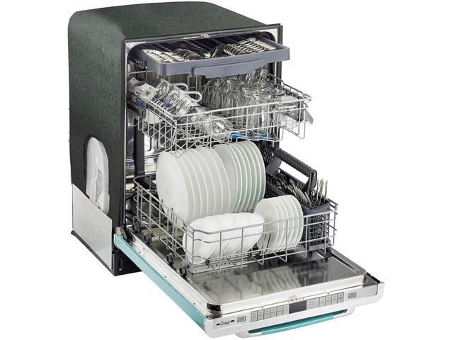 Unique Appliances - Classic Retro Top Control Built-In Stainless Steel Tub Dishwasher with 3rd Rack and 45 dBA - Ocean Mist Turquoise - image 7