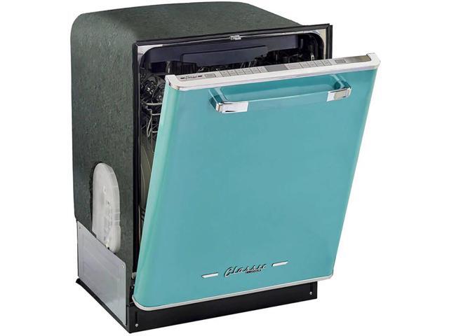 Unique Appliances - Classic Retro Top Control Built-In Stainless Steel Tub Dishwasher with 3rd Rack and 45 dBA - Ocean Mist Turquoise - image 8