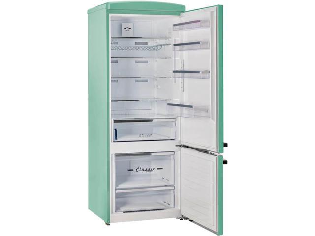 Unique Appliances - Classic Retro 16.7 cu.ft Bottom Freezer Counter Depth Refrigerator - Ocean Mist Turquoise - image 3