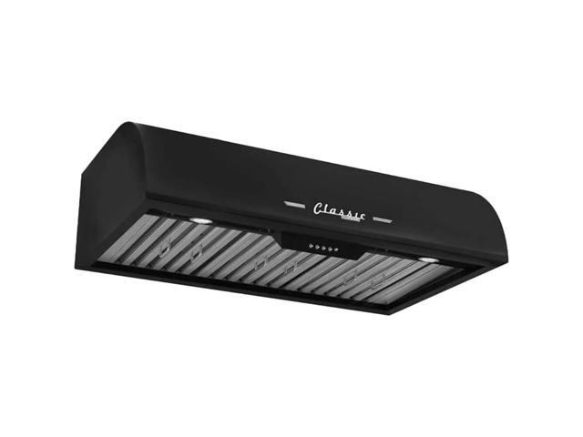 Unique Appliances - 36 inches - Externally Vented - Under cabinet Range Hood - Midnight Black - image 5