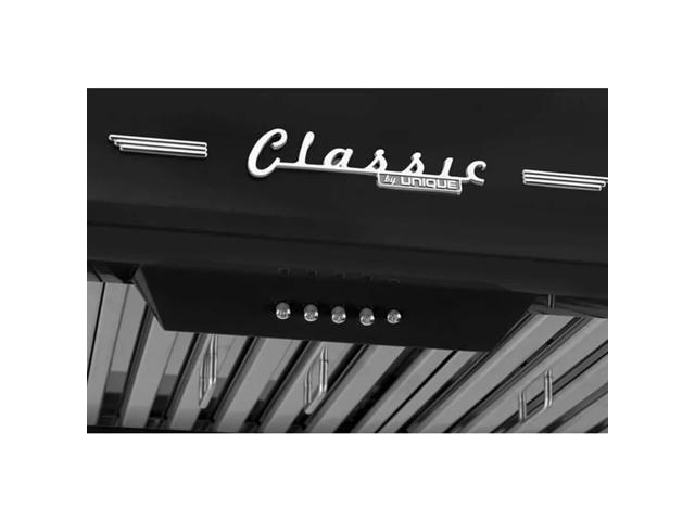 Unique Appliances - 36 inches - Externally Vented - Under cabinet Range Hood - Midnight Black - image 3